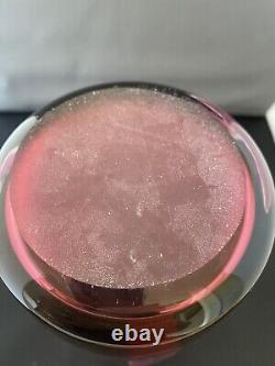 Vase en verre d'art américain Pizzichillo & Gordon Glass Studio