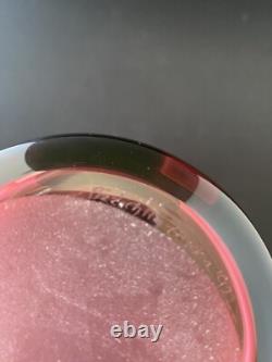 Vase en verre d'art américain Pizzichillo & Gordon Glass Studio