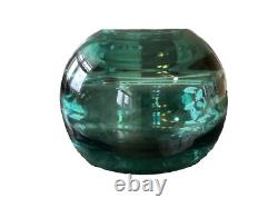 Vase en verre d'art antique suédois Orrefors d'Edward Hald