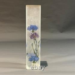 Vase en verre d’art de Jarmila Mucha Plocková signé 71/250