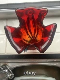 Vase en verre d'art de Murano