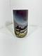 Vase En Verre D'art De Style Moderne, Sign&eacute; Rick Miller 10/84, Paysage, Rare &agrave; Trouver