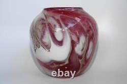 Vase en verre d'art du Studio Robinson Scott de 1984