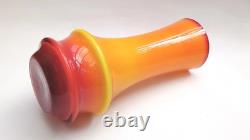 Vase en verre d'art polonais Zbigniew Horbowy des années 1970, design moderne du milieu du siècle Sudety Barbara