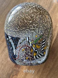 Vase en verre d'art rare Kosta Boda 59431 signé par l'artiste Bertil Vallien