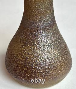 Vase en verre d’art vintage de l’atelier Robert Mickelsen