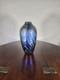 Vase En Verre D&rsquo;artiste Sign&eacute;, Studio Iris&eacute; Vintage Des Ann&eacute;es 1980, 18,6 Cm