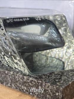 Vase en verre de Murano Alessandro Mandruzzato - Signé et daté 26/11/2001, Rare Sommerso