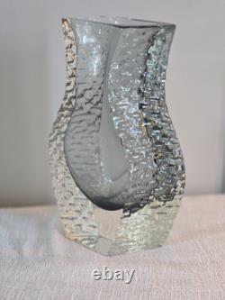 Vase en verre de Murano Alessandro Mandruzzato - Signé et daté 26/11/2001, Rare Sommerso