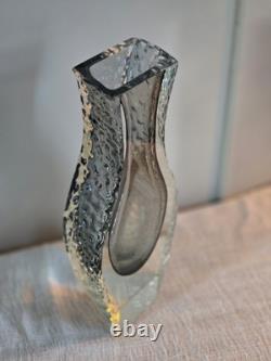 Vase en verre de Murano Alessandro Mandruzzato - Signé et daté 26/11/2001, Rare Sommerso