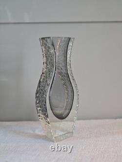 Vase en verre de Murano Alessandro Mandruzzato - Signé et daté 26/11/2001, Rare Sommerso
