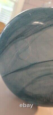 Vase en verre de Murano Art Déco de 20 pouces de hauteur