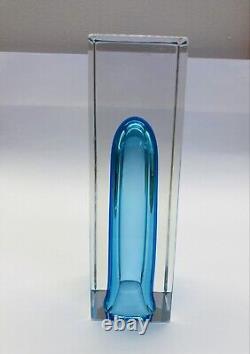 Vase en verre de Murano par Flavio Poli, Italie, années 1970, unique