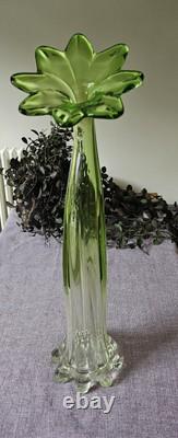 Vase en verre de Murano soufflé à la main Gardenia vintage, Italie, années 1970