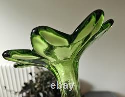 Vase en verre de Murano soufflé à la main Gardenia vintage, Italie, années 1970