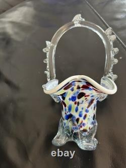 Vase en verre de Murano vintage des années 50