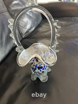 Vase en verre de Murano vintage des années 50