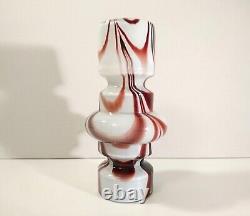 Vase en verre de Murano vintage par Carlo Moretti, design moderne du milieu du siècle, Italie des années 1970.