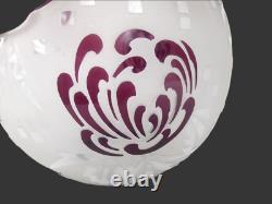 Vase en verre gravé à l'acide André Delatte Nancy Art Déco français des années 1920 22 cm / 8,5 pouces