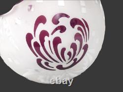 Vase en verre gravé à l'acide André Delatte Nancy Art Déco français des années 1920 22 cm / 8,5 pouces