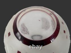 Vase en verre gravé à l'acide André Delatte Nancy Art Déco français des années 1920 22 cm / 8,5 pouces