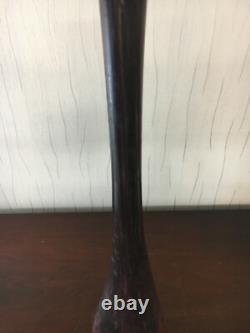 Vase en verre marbré de 53 cm de hauteur