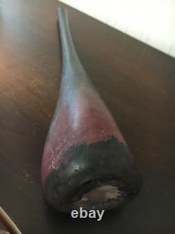 Vase en verre marbré de 53 cm de hauteur