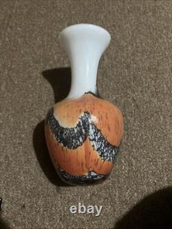 Vase en verre opalin Carlo Moretti vintage Pop Art Florence, fabriqué en Italie dans les années 1970
