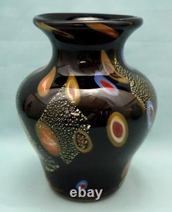 Vase en verre sommerso avec murrines, feuille d’or, signé Louis Comfort Tiffany, États-Unis, XXe siècle