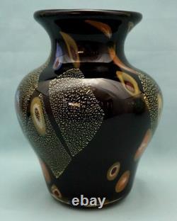 Vase en verre sommerso avec murrines, feuille d’or, signé Louis Comfort Tiffany, États-Unis, XXe siècle