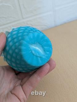 Vase en verre soufflé antique de récif côtier en velours découpé x 6 ensemble extrêmement rare en bon état