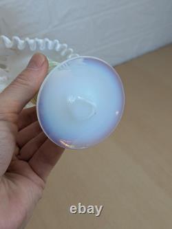 Vase en verre soufflé antique de récif côtier en velours découpé x 6 ensemble extrêmement rare en bon état