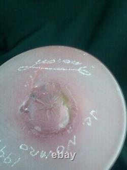 Vase en verre soufflé unique, Jean Claude Novaro, 1991 Vase en verre soufflé unique, Jean Claude Novaro, 1991