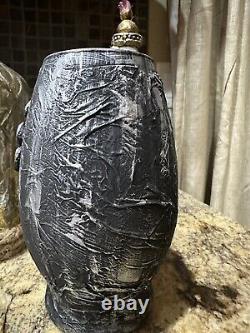 Vase en verre sur mesure fait à la main