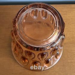 Vase en verre vintage Val Saint Lambert Luxval éphemera années 1930 pêche Art Déco