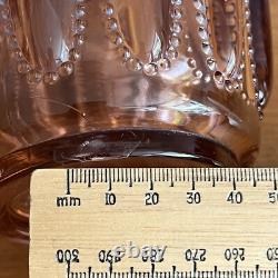 Vase en verre vintage Val Saint Lambert Luxval éphemera années 1930 pêche Art Déco