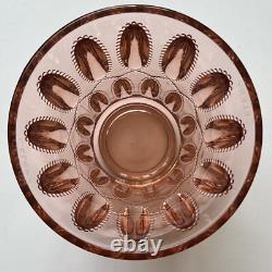 Vase en verre vintage Val Saint Lambert Luxval éphemera années 1930 pêche Art Déco