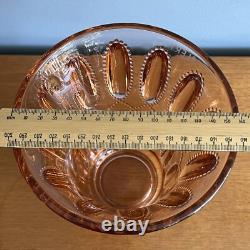 Vase en verre vintage Val Saint Lambert Luxval éphemera années 1930 pêche Art Déco