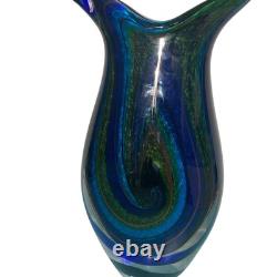 Vase galaxie lactée en verre soufflé sculpture en verre Murano décoration intérieure design      <br/>