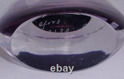 Vase lilas GH 3130 Ernest Gordon Afors Suède KOSTA BODA Verre d'art signé