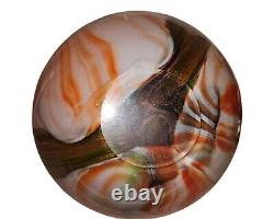 Vase opaline multicolore italien vintage des années 1960 en forme libre de Murano