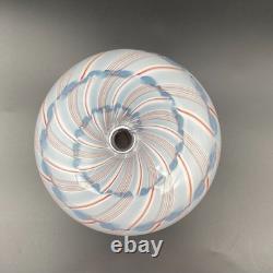 Vase pezzato de Charlie Meaker, 1982, superbe verre d’atelier britannique