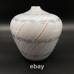 Vase pezzato de Charlie Meaker, 1982, superbe verre d’atelier britannique
