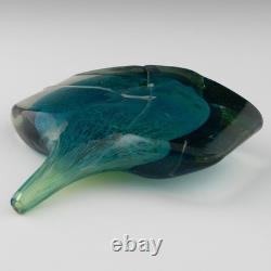 Vase poisson en verre Mdina vers 1973