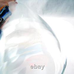 Vase(s) en verre d'art Barbini Murano énorme 13 moderne soufflé à la main neuf avec étiquette