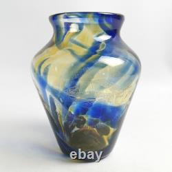 Vase tibétain en verre artistique Hartley Wood, ville de Sunderland, 1992, soufflé à la main 8