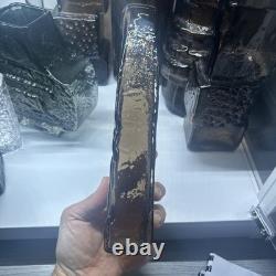 Vase totem en cannelle Whitefriars Geoffrey Baxter 9671