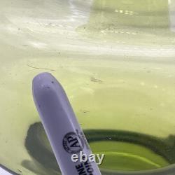 Vase vert Holmegaard Danemark Per Lutken vers 1955-1963 soufflé à la main