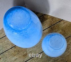 Vases à fleurs en verre art de la ligne Studio Lustre Glaze de Royal Brierley