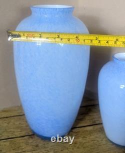 Vases à fleurs en verre art de la ligne Studio Lustre Glaze de Royal Brierley